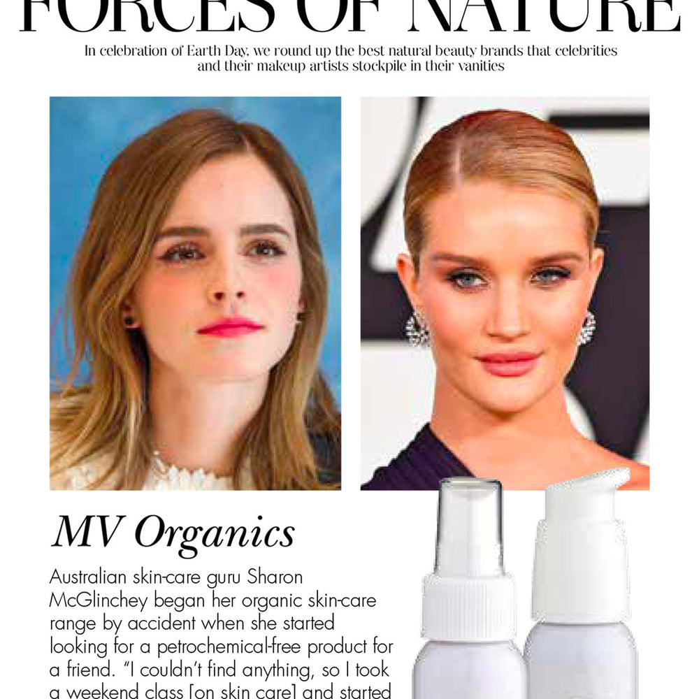 MV Organic Skincare seen in Hello Canada